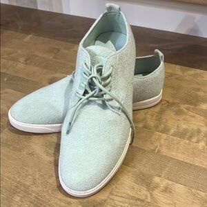 CLAE Men's Ellington Light Green Terry Cloth Sneakers Sz 9.5 US